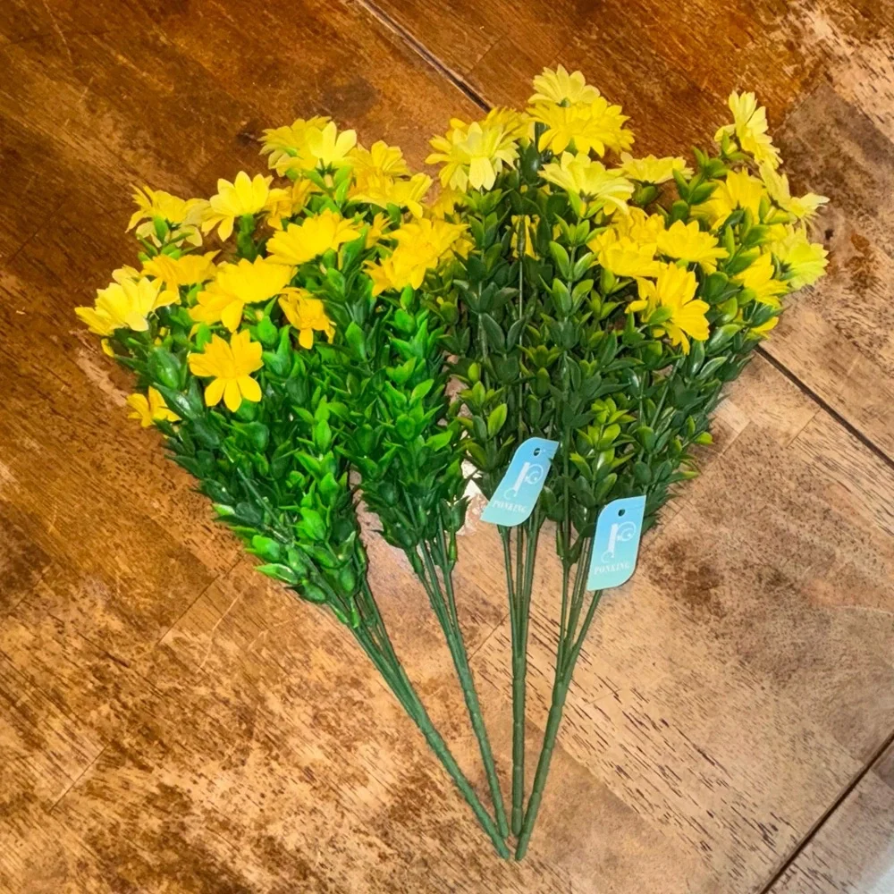 Artificial Flowers Yellow Daisies